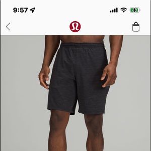 Lululemon mens Pace breaker lined 9” seem shorts